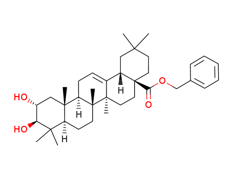 Olean-12-en-28-oicacid, 2,3-dihydroxy-, phenylmethyl ester, (2a,3b)-