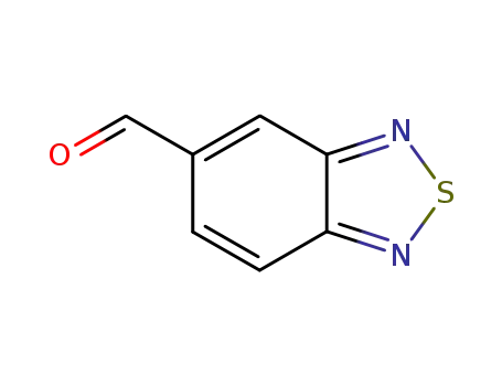 Molecular Structure of 71605-72-6 (2,1,3-Benzothiadiazole-5-carbaldehyde)