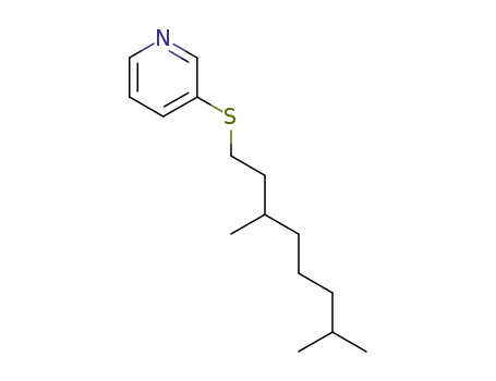 3-((3,7-dimethyloctyl)thio)pyridine