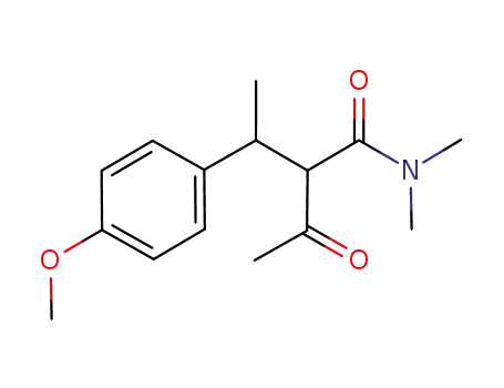 2-[1-(4-methoxyphenyl)-ethyl]-N,N-dimethyl-3-oxobutyramide