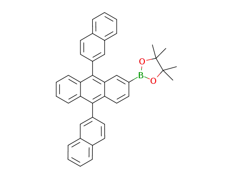2-(9,10-di(naphthalene-2-yl)anthracene-2-yl)4,4,5,5-tetramethyl-1,3,2-dioxa-borolane