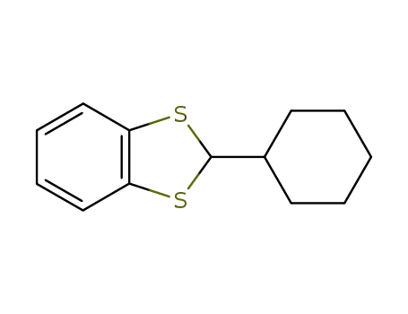 Molecular Structure of 61666-77-1 (1,3-Benzodithiole, 2-cyclohexyl-)