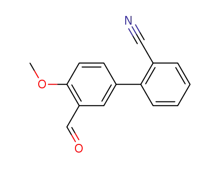 3'-formyl-4'-methoxybiphenyl-2-carbonitrile