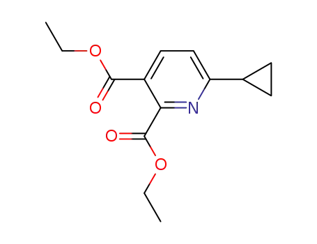 6-cyclopropyl-pyridine-2,3-dicarboxylic acid diethyl ester