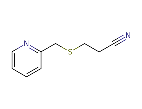 3-<<(2-pyridyl)methyl>thio>propionitrile