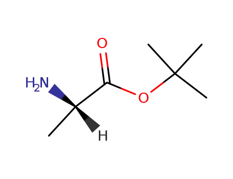 Molecular Structure of 21691-50-9 (tert-butyl L-alaninate)