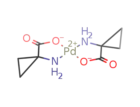 bis(1-amino-1-cyclopropanecarboxylato-O,N)palladium(II)
