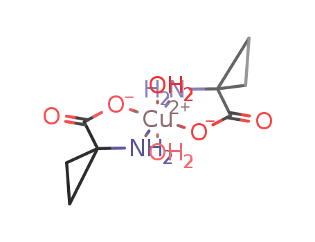 bis(1-amino-1-cyclopropanecarboxylato-O,N)copper(II) dihydrate