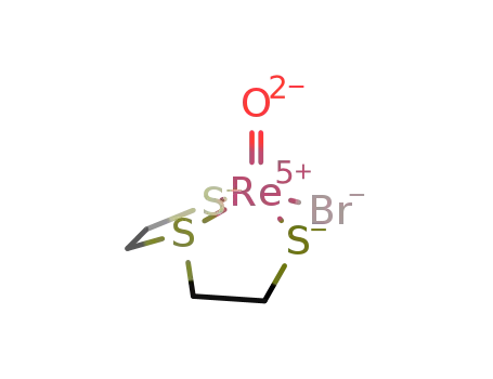 rhenium(V)OBr(η3-(SC2CH2)2S)