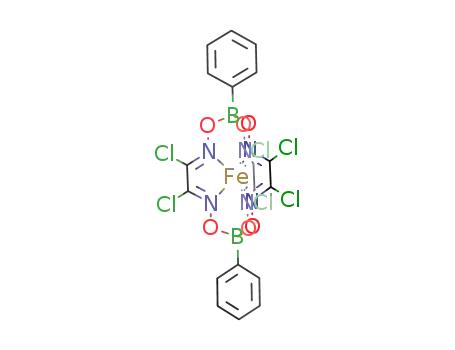 Fe(dichloroglyoxime)3(B(C6H5))2