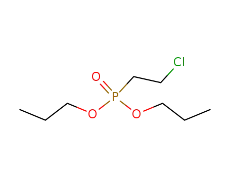 Molecular Structure of 88093-47-4 (Phosphonic acid, (2-chloroethyl)-, dipropyl ester)