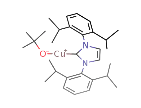 [1,3-bis(2,6-di-iso-propylphenyl)imidazol-2-ylidene]copper(I) tert-butoxide