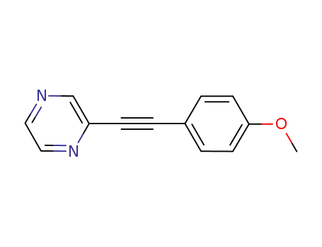 2-((4-methoxyphenyl)ethynyl)pyrazine