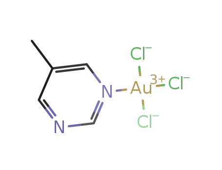 Au(chloride)3(5-methylpyrimidine)