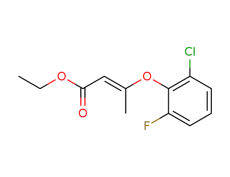 (E)-3-(2-chloro-6-fluoro-phenoxy)-but-2-enoic acid ethyl ester
