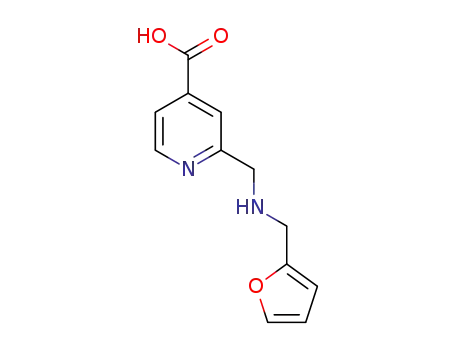2-{[(furan-2-ylmethyl)amino]methyl}pyridine-4-carboxylic acid