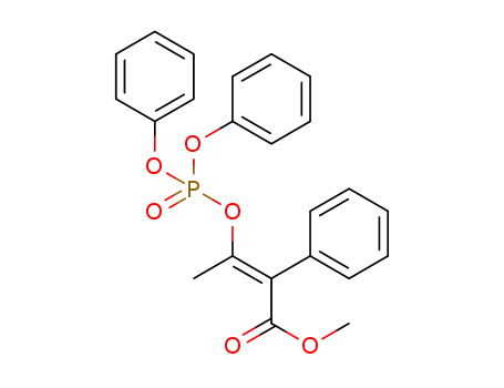 (E)-methyl 2-phenyl-3-(diphenoxyphosphoryloxy)but-2-enoate