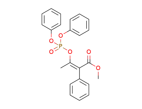 (Z)-methyl 2-phenyl-3-(diphenoxyphosphoryloxy)but-2-enoate
