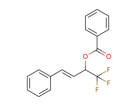 (E)-1,1,1-trifluoro-4-phenylbut-3-en-2-yl benzoate