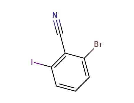 2-bromo-6-iodobenzonitrile