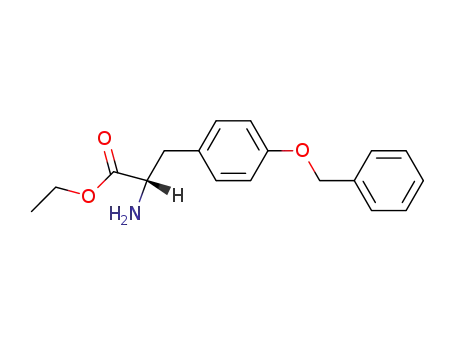 Molecular Structure of 19842-36-5 (L-Tyrosine, O-(phenylmethyl)-, ethyl ester)