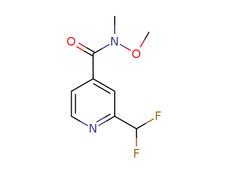 2-(difluoromethyl)-N-methoxy-N-methylisonicotinamide