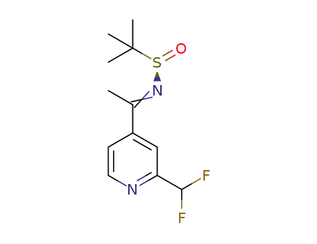 (R)-N-(1-(2-(difluoromethyl)pyridin-4-yl)ethylidene)-2-methylpropane-2-sulfinamide