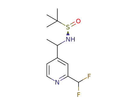 (R)-N-(1-(2-(difluoromethyl)pyridin-4-yl)ethyl)-2-methylpropane-2-sulfinamide