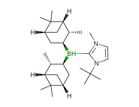 (1-tert-butyl-3-methylimidazol-2-yl)di((1S,2R,3S,5S)-isopinocampheyl)borane
