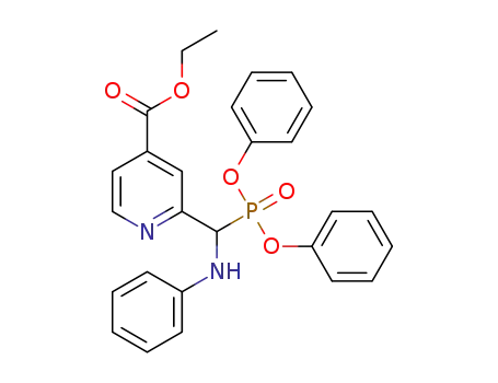 ethyl 2-[anilino(diphenoxyphosphoryl)methyl]pyridine-4-carboxylate