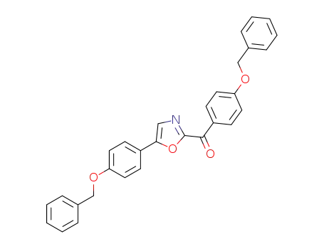 (4-(benzyloxy)phenyl)(5-(4-(benzyloxy)phenyl)oxazol-2-yl)methanone