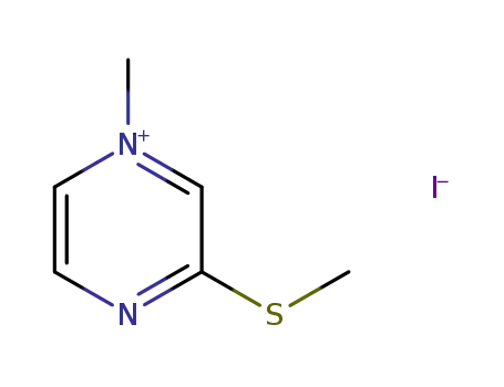 1-methyl-3-(methylthio)pyrazin-1-ium iodide