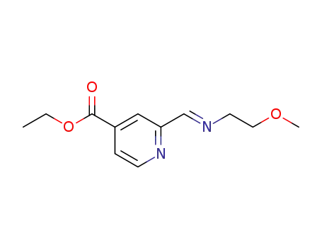 (E)-ethyl-2-((2-methoxyethylimino)methyl)isonicotinate