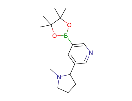 3-(1-methylpyrrolidin-2-yl)-5-(4,4,5,5-tetramethyl-1,3,2-dioxaborolan-2-yl)pyridine
