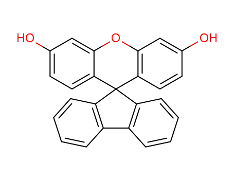Molecular Structure of 4081-00-9 (Spiro[9H-fluorene-9,9'-[9H]xanthene]-3',6'-diol)