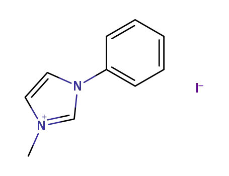 Molecular Structure of 65039-06-7 (1H-Imidazolium, 1-methyl-3-phenyl-, iodide)