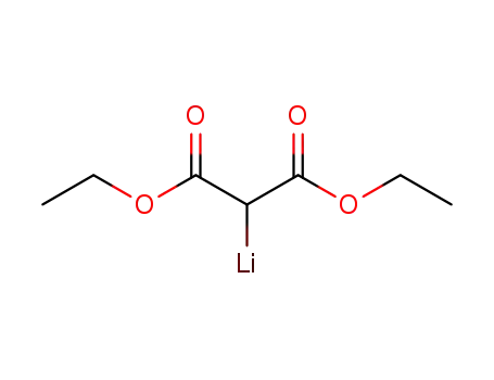 Molecular Structure of 34727-00-9 (Propanedioic acid, diethyl ester, ion(1-), lithium)