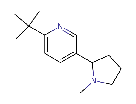 2-(tert-butyl)-5-(1-methylpyrrolidin-2-yl)pyridine