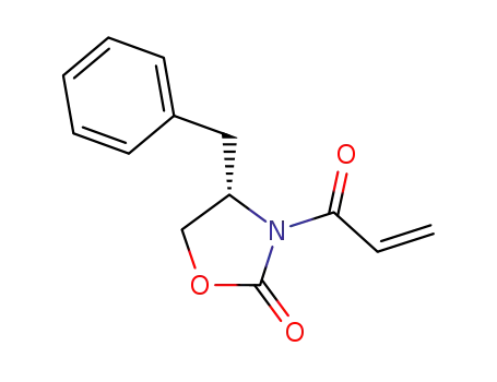 Molecular Structure of 90719-27-0 (2-Oxazolidinone, 3-(1-oxo-2-propenyl)-4-(phenylmethyl)-, (S)-)