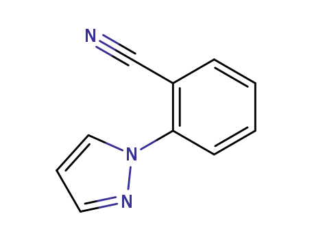 Molecular Structure of 25775-03-5 (2-(1H-PYRAZOL-1-YL)BENZONITRILE)