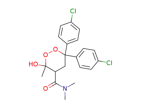 6,6-bis(4-chlorophenyl)-4-(dimethylcarbamoyl)-3-methyl-1,2-dioxan-3-ol