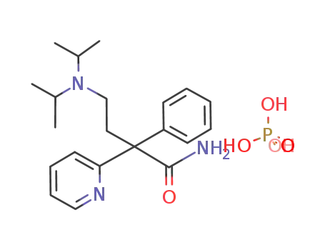 Molecular Structure of 22059-60-5 (Disopyramid phosphate)