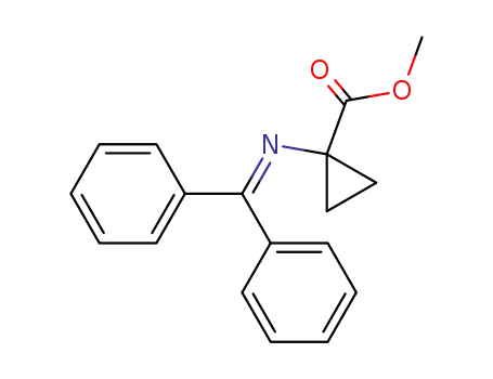 1-(Benzhydrylidene-amino)-cyclopropanecarboxylic acid methyl ester