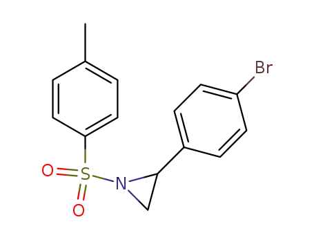 Molecular Structure of 97401-95-1 (Aziridine, 2-(4-bromophenyl)-1-[(4-methylphenyl)sulfonyl]-)