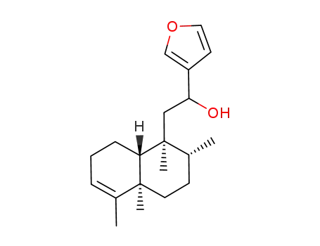 3-<1-hydroxy-2-<(4aR,5R,6R,8aR)-3,4,4a,5,6,7,8,8a-octahydro-1,5,6,8-tetramethyl-5-naphthyl>ethyl>furan
