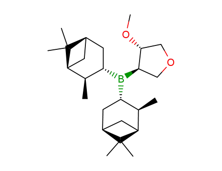 ((3R,4S)-4-Methoxy-tetrahydro-furan-3-yl)-bis-((1S,2R,3S,5S)-2,6,6-trimethyl-bicyclo[3.1.1]hept-3-yl)-borane