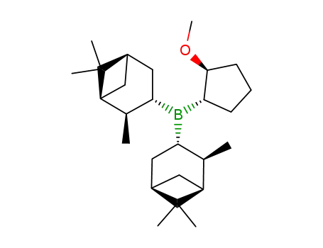 ((1S,2S)-2-Methoxy-cyclopentyl)-bis-((1S,2R,3S,5S)-2,6,6-trimethyl-bicyclo[3.1.1]hept-3-yl)-borane