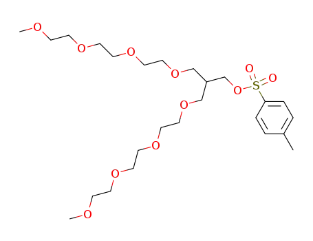 toluene-4-sulfonic acid 3-{2-[2-(2-methoxy-ethoxy)-ethoxy]-ethoxy}-2-{2-[2-(2-methoxy-ethoxy)-ethoxy]-ethoxymethyl}-propyl ester