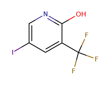 Molecular Structure of 887707-23-5 (5-Iodo-3-(trifluoromethyl)-2(1H)-pyridinone)