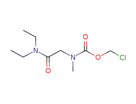 N-(chloromethyloxycarbonyl)sarcosine diethylamide